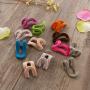 BESTOMZ Cascading Hanger Hooks Non Slip Flocked Clothes Hangers Hooks Pack of 10