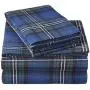 Pinzon Plaid Flannel Bed Sheet Set - King, Blackwatch Plaid Pinzon Plaid Flannel Bed Sheet Set - King, Blackwatch Plaid