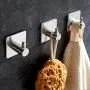1 PC Bathroom Storage Sticker Stainless Steel Hooks Wall Door Cloth Coat Hat Hanger Kitchen Bathroom Towel Hooks 1 PC Bathroom Storage Sticker Stainless Steel Hooks Wall Door Cloth Coat Hat Hanger Kitchen Bathroom Towel Hooks