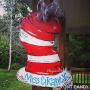 Cat Hat Wood Cut Out Door Hanger