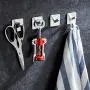 8 Pack Self Adhesive Hooks, Anteer Stainless Steel Hooks Heavy Duty Wall Hooks Hangers Stick On Bathroom Kitchen Hooks for Umbrellas, Scarves, Towels, Robes, Bags, Coats, Keys, Calendars 8 Pack Self Adhesive Hooks, Anteer Stainless Steel Hooks Heavy Duty Wall Hooks Hangers Stick On Bathroom Kitchen Hooks for Umbrellas, Scarves, Towels, Robes, Bags, Coats, Keys, Calendars