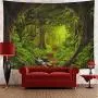 Tushelia Forest Tapestry Nature Tree Cave Tapestry Wall Hanging Misty Forest Tapestry Stream Through Rainforest Tapestry Landscape Wall Tapestry Jungle Creek Psychedelic Tapestry for Living Room Tushelia Forest Tapestry Nature Tree Cave Tapestry Wall Hanging Misty Forest Tapestry Stream Through Rainforest Tapestry Landscape Wall Tapestry Jungle Creek Psychedelic Tapestry for Living Room