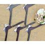 Set of 5 Bridal Party Hangers, Bride Hanger, Bridal Hanger, Wedding Hanger, Personalized, Mrs Hanger, Bridesmaid Gift