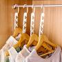 ZHXuan 8PCs Space Saver Wonder Magic Clothes Hanger Rack Clothing Hook Organizer Set
