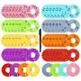 Caydo 64 Pieces 8 Colors Clothing Size Dividers Round Hangers Closet Dividers, Size Series XXS to XXXL and Blank with Marker Pen Caydo 64 Pieces 8 Colors Clothing Size Dividers Round Hangers Closet Dividers, Size Series XXS to XXXL and Blank with Marker Pen