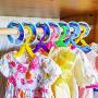 Baby Closet Size Dividers for Clothes - 13 Pack Unisex Neutral Dividers and Portable Folding Infant Hangers - Perfect Newborn Nursery Clothing Organizer and Storage for Boys Or Girls