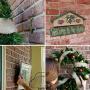 Brick Clips for Hanging, Wall Pictures Wreath Lights Hanger Metal Hooks Fastener 5 Pack - Fits Brick 2-1/4 inch to 2-1/2 inch in Height