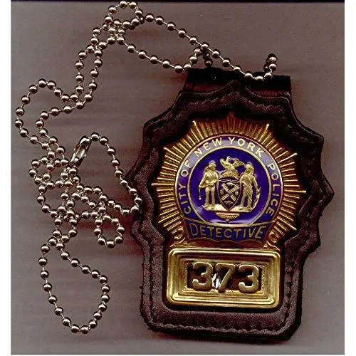 New York/New Jersey Police Detective Style Neck Hanger with beaded chain badge not included) New York/New Jersey Police Detective Style Neck Hanger with beaded chain badge not included)
