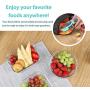 Bayco Glass Food Storage Containers with Lids, [18 Piece] Glass Meal Prep Containers, Airtight Glass Lunch Bento Boxes, BPA-Free & FDA Approved & Leak Proof (9 lids & 9 Containers)