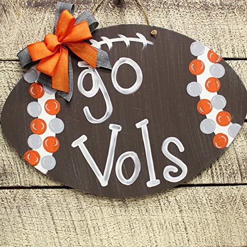 Sassy South Front Door Décor Wooden Door Hanger Football Wreath Sign