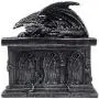 Mythical Guardian Dragon on Tomb Trinket Boxes in Metallic Look with Grim Reapers Crypt and Hidden Storage Compartment for Decorative Gothic & Medieval Home Decor As Jewelry Boxes or Fantasy Gifts Mythical Guardian Dragon on Tomb Trinket Boxes in Metallic Look with Grim Reapers Crypt and Hidden Storage Compartment for Decorative Gothic & Medieval Home Decor As Jewelry Boxes or Fantasy Gifts