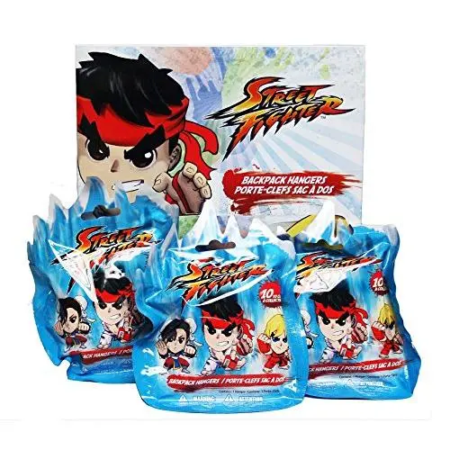 Capcom Street Fighter Backpack Hangers - 3 Blind Bags