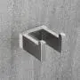 Durafe 2 Pack Towel Coat Hook SUS304 Square Hook Towel Hanger for Bathroom Wall Mounted Brushed Nickel