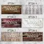 Personalized Family Key Hanger - Wall Key Holder - New Home Gift - Wedding Gift - Gift For Newlyweds - Christmas Gifts For Family - KH0010