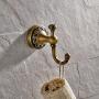 Leyden TM Antique Brass Finish Bathroom Towel Hanger Wall Mounted Clothes Hook Robe Hooks