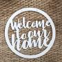 Circle Door Hanger - Welcome to Our Home Door Hanger - Modern Welcome Sign - Neutral Door Hanger - Everyday Modern Wreath - Year-round Circle Door Hanger - Welcome to Our Home Door Hanger - Modern Welcome Sign - Neutral Door Hanger - Everyday Modern Wreath - Year-round