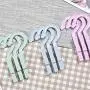 Mexidi 3 Pcs Portable Laundry Hanger Clothespins with Spring Clip Hooks, Outdoor Plastic Hanger Drying Clothing, Drying Clips, Clothes Pins, for Home or Travel -Air Dry and Drip Dry (Green)