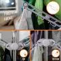 Stainless Drying Clothes Rack - Portable Rolling Drying Rack for Laundry Baby Clothes Drying Hangers Rack , Stainless  Drying Racks for Laundry, 3 Tier Drying Racks for Laundry by KP Solutions