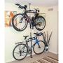 Double Vertical Bicycle Storage Hanger Rack for Garages or Apartments