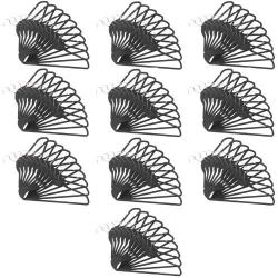 100 Pack ClutterFREE Cascade Hangers - Black