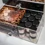 N2 Makeup Co Acrylic Makeup Organizer Cube, 8 Drawers Storage Boxes for Vanity Tables (8 Drawer)