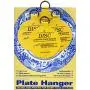 Flatirons Disc Adhesive Medium Plate Hanger Set (4-3 Inch Hangers)