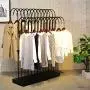 WZP Clothing Display Stand Double Row of Island Clothing Rack,Clothing Store Hook Display Stand,Display Stand Floor Wrought Iron Hanger Rack Floor-Standing/Black / 150CM WZP Clothing Display Stand Double Row of Island Clothing Rack,Clothing Store Hook Display Stand,Display Stand Floor Wrought Iron Hanger Rack Floor-Standing/Black / 150CM