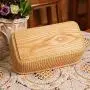 Teng Tian Basket Storage Basket Square Boxes Desktop Organizer America White Wood Imported Indonesian Rattan Casual Style,