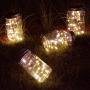 Homeleo 4 Pack Wide Mouth Mason Jar Solar Led Lights Insert Screw with Hangers, Warm White Waterproof Solar Fairy Lights for Outdoor Garden Decor Christmas Holiday Wedding Party(Jars Not Included) Homeleo 4 Pack Wide Mouth Mason Jar Solar Led Lights Insert Screw with Hangers, Warm White Waterproof Solar Fairy Lights for Outdoor Garden Decor Christmas Holiday Wedding Party(Jars Not Included)