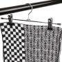 ajzdnzvr 1pc Wide Metal Clothes Hangers Adjustable For Trouser Skirt with Clips