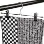 ajzdnzvr 1pc Wide Metal Clothes Hangers Adjustable For Trouser Skirt with Clips