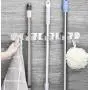 Broom Mop Holder, Stainless Steel Heavy Duty Wall Mount Storage Organizer Tools Hanger with 3 Racks 4 Hooks for Kitchen Bathroom Closet Garage Office Garden (3 Racks 4 Hooks) Broom Mop Holder, Stainless Steel Heavy Duty Wall Mount Storage Organizer Tools Hanger with 3 Racks 4 Hooks for Kitchen Bathroom Closet Garage Office Garden (3 Racks 4 Hooks)