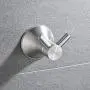 Double Robe Coat Hook Long Prong Bathroom towel holder Set Clothes Hat Hanger Kitchen Heavy Duty Organizer Contemporary Style Wall Mounted Bath Hardware Brushed Finished by KOOLIFT Double Robe Coat Hook Long Prong Bathroom towel holder Set Clothes Hat Hanger Kitchen Heavy Duty Organizer Contemporary Style Wall Mounted Bath Hardware Brushed Finished by KOOLIFT