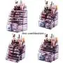 Readaeer Makeup Cosmetics Organizer Storage Display Boxes with 12 Drawers (Purple) Readaeer Makeup Cosmetics Organizer Storage Display Boxes with 12 Drawers (Purple)