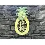 Pineapple Monogram Door Hanger Summer Pineapple Decor Monogram Pineapple Welcome Decor Pineapple Door Hanger Monogram Wedding Gift Double Door Hangers Mothers Day Gift Birthday Welcome Wreath