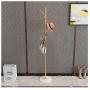 Coat Hangers Coat Stand Marble Metal Hanger Floor Coat Rack Clothes Rack Hat Coat Rack Modern Hanger Bedroom Living Room Simple Clothes Shelf Hanger Bedroom Drying Rack -0223 (Color : White)