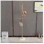 Coat Hangers Coat Stand Marble Metal Hanger Floor Coat Rack Clothes Rack Hat Coat Rack Modern Hanger Bedroom Living Room Simple Clothes Shelf Hanger Bedroom Drying Rack -0223 (Color : White)