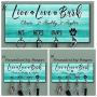 Personalized Key Holder Dog Leash Hanger for Wall Dog Lovers Gift Wall Key Rack Dog Lead Hook Housewarming Gift Wedding Gift Organizer hallway