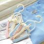 EvaroFly Portable Multipurpose Magic Folding Hanger, Anti-skidding Stretch Storage Clothes Hanger, Household Travel Camping -Blue 3 Pcs