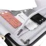 lRICE-home Portable Clothes Hanger Outdoor Travel Aluminum Alloy Folding Anti-Skid Dry Wet Clothes Stand - Orange