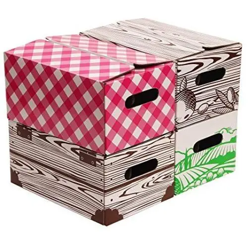 Set of 4 Quart Jar Storage Boxes by VICTORIO VKP1230 Set of 4 Quart Jar Storage Boxes by VICTORIO VKP1230