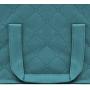 Sorbus Foldable Storage Bag Organizers, Large Clear Window & Carry Handles, Great for Clothes, Blankets, Closets, Bedrooms, and More (3-Pack, Aqua)