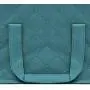 Sorbus Foldable Storage Bag Organizers, Large Clear Window & Carry Handles, Great for Clothes, Blankets, Closets, Bedrooms, and More (3-Pack, Aqua)