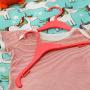 HANGERWORLD 25 Red 11.8inch Plastic Kids Coat Clothes Garment Baby Toddler Top Hangers