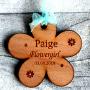Personalized Flowergirl Coat Hanger Tag Wedding Day