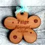 Personalized Flowergirl Coat Hanger Tag Wedding Day