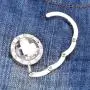 Great Chance Round Folding Purse Handbag Hanger Hook Holder