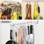 YourGift 30 Pack Heavy Duty S Hooks Black S Shaped Hooks Hanging Hangers Hooks for Kitchen, Bathroom, Bedroom and Office: Pan, Pot, Coat, Bag, Plants(30 Pack/Black/Small) YourGift 30 Pack Heavy Duty S Hooks Black S Shaped Hooks Hanging Hangers Hooks for Kitchen, Bathroom, Bedroom and Office: Pan, Pot, Coat, Bag, Plants(30 Pack/Black/Small)