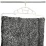 Home-X Expanding Hanger, Extendable Plastic Hanger for Heavy Clothes, Blankets, Towels, Duvets, and Accessories, Adjustable Hanger-18.5” to 30”W