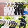 EigPluy Laundry Hooks Clip,Super Strong Plastic Swivel Hanging Curtain Clips Clothes Pins,4.3 Inches Beach Towel Clips for Beach/Lounge Chairs - Keep Your Towel, Clothes Hangers from Blowing Away